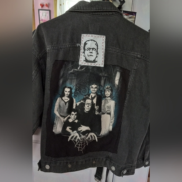 Nosferatu- custom Rage Against the Sewing Machine horror lovers jackets WIP - Picture 5 of 14